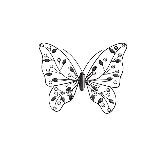 Wandddeko Schmetterling, 39 cm