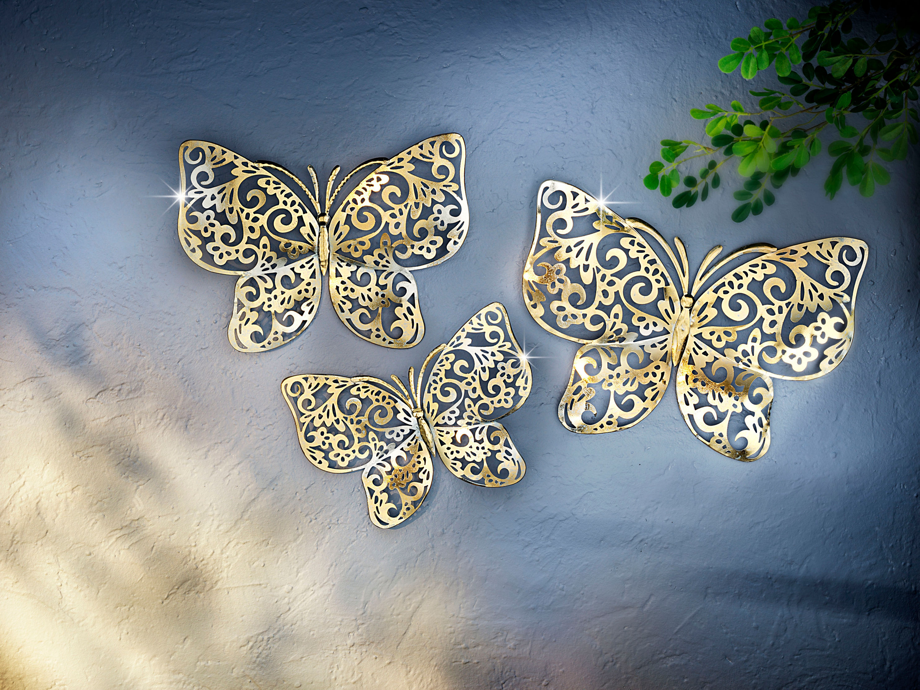 Wanddeko Schmetterling Ornamento 3er-Set bestellen