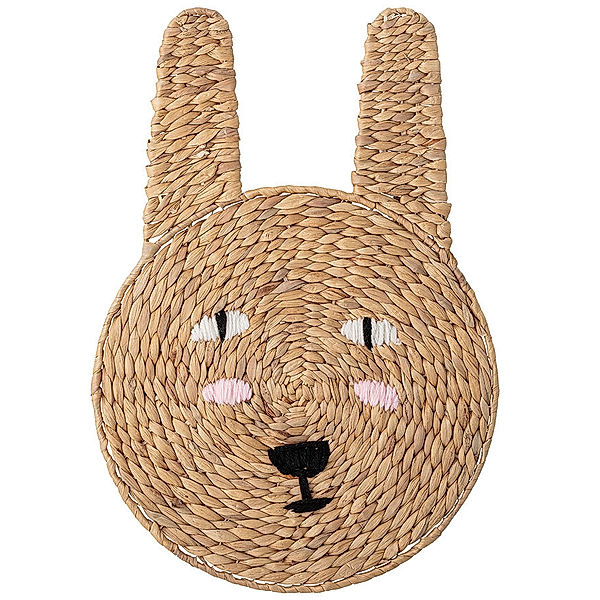 Bloomingville Wanddekoration SULO – BUNNY in aus Rattan in natur