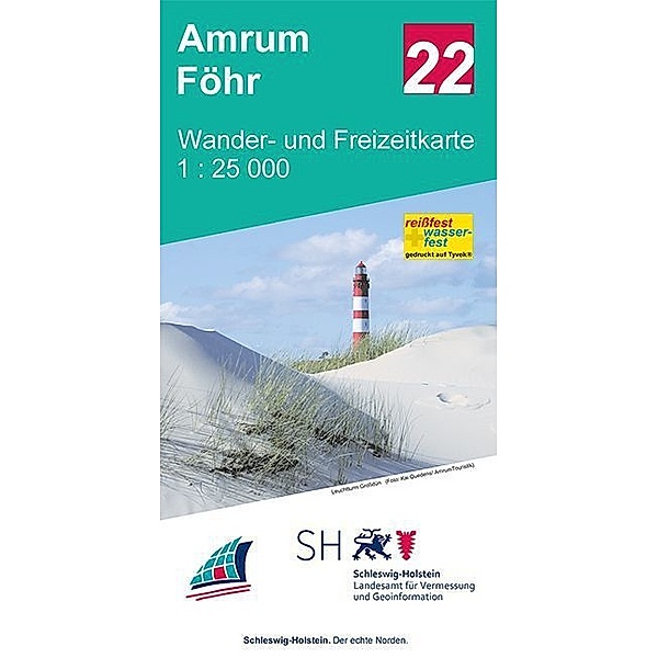 Wander- und Freizeitkarte Amrum - Föhr