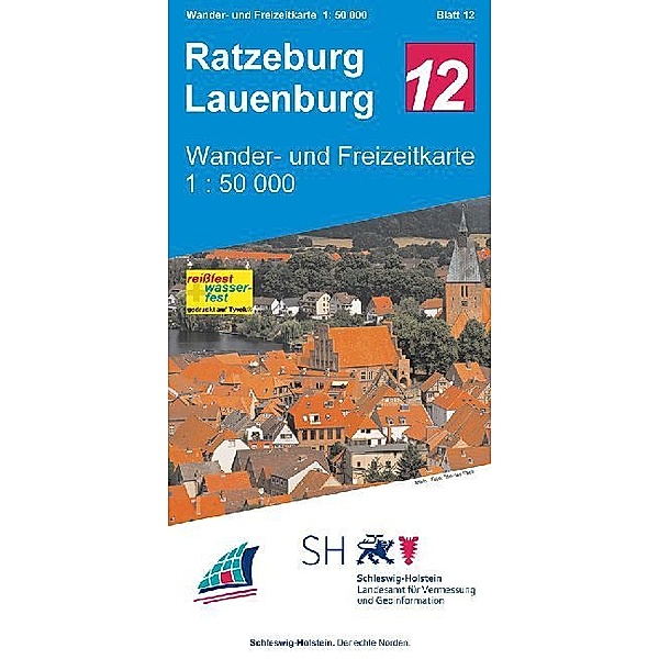 Wander- und Freizeitkarte Ratzeburg - Lauenburg