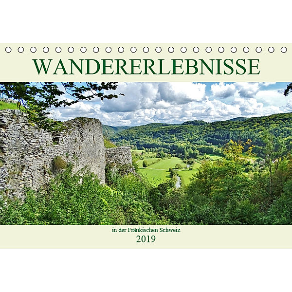 Wandererlebnisse in der Fränkischen Schweiz (Tischkalender 2019 DIN A5 quer), Andrea Janke