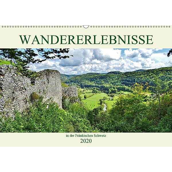 Wandererlebnisse in der Fränkischen Schweiz (Wandkalender 2020 DIN A2 quer), Andrea Janke