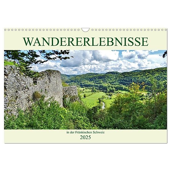 Wandererlebnisse in der Fränkischen Schweiz (Wandkalender 2025 DIN A3 quer), CALVENDO Monatskalender, Calvendo, Andrea Janke