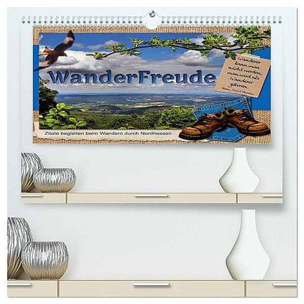 WanderFreude (hochwertiger Premium Wandkalender 2024 DIN A2 quer), Kunstdruck in Hochglanz, Sabine Löwer