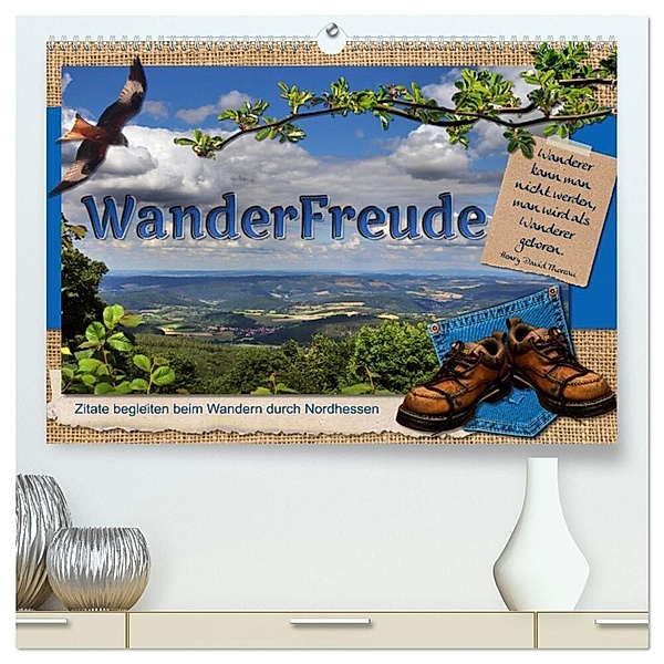 WanderFreude (hochwertiger Premium Wandkalender 2025 DIN A2 quer), Kunstdruck in Hochglanz, Calvendo, Sabine Löwer