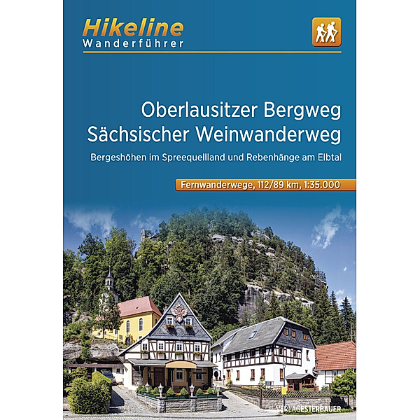 Wanderführer Oberlausitzer Bergweg - Sächsischer Weinwanderweg