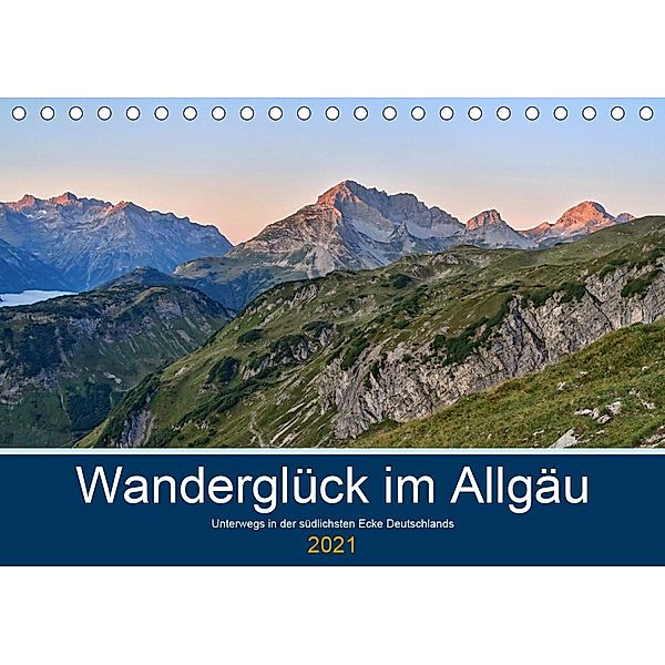 Wanderglück im Allgäu (Tischkalender 2021 DIN A5 quer), Nadine Köller