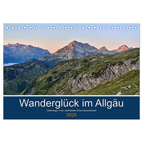 Wanderglück im Allgäu (Tischkalender 2025 DIN A5 quer), CALVENDO Monatskalender, Calvendo, Nadine Köller