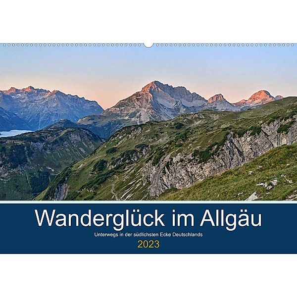 Wanderglück im Allgäu (Wandkalender 2023 DIN A2 quer), Nadine Köller