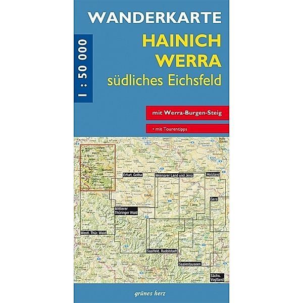 Wanderkarte Hainich, Werra südliches Eichsfeld