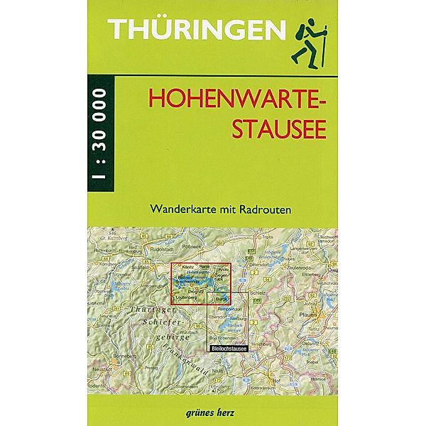 Wanderkarte Hohenwarte-Stausee