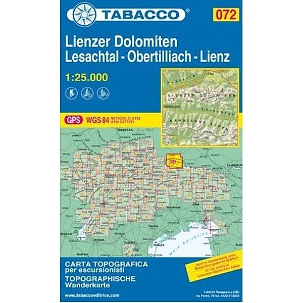 Wanderkarte Lienzer Dolomiten - Lesachtal-Obertillach-Lienz