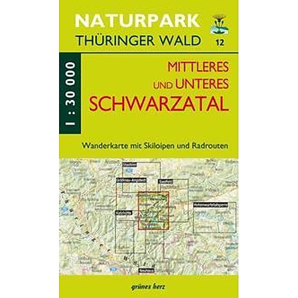 Wanderkarte Mittleres und unteres Schwarzatal