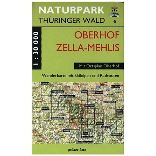 Wanderkarte Oberhof/Zella-Mehlis