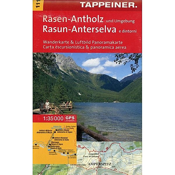 Wanderkarte Rasen Antholz und Umgebung 1 : 35.000