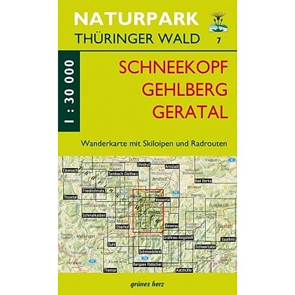 Wanderkarte Schneekopf/Gehlberg/Gräfenroda