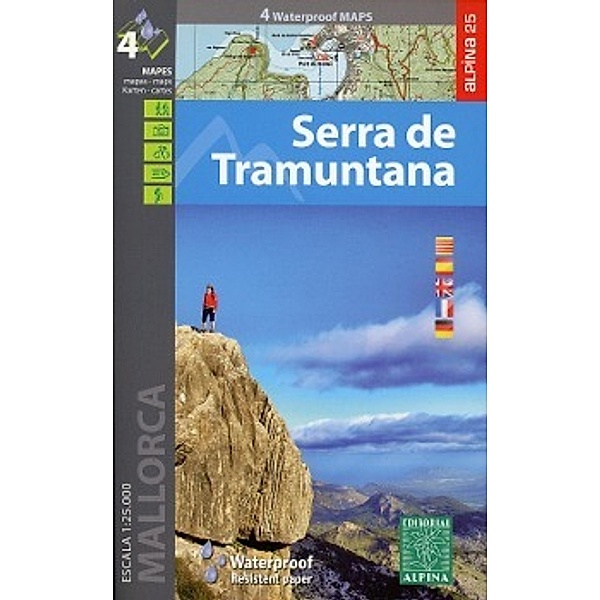 Wanderkarte Serra de Tramuntana, 2 Bl.