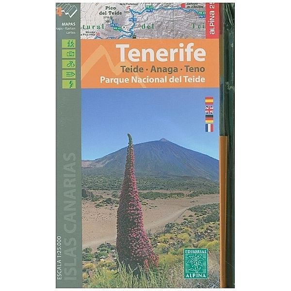 Wanderkarte Tenerife - Parque Nacional del Teide