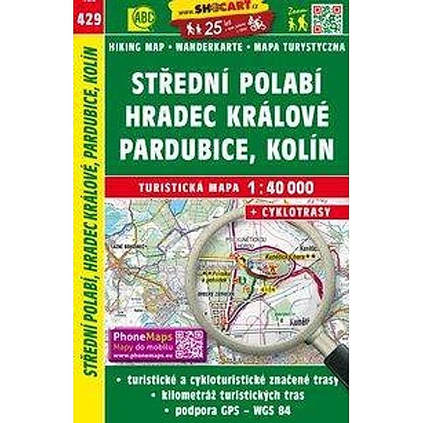 Wanderkarte Tschechien Stredni Polabi