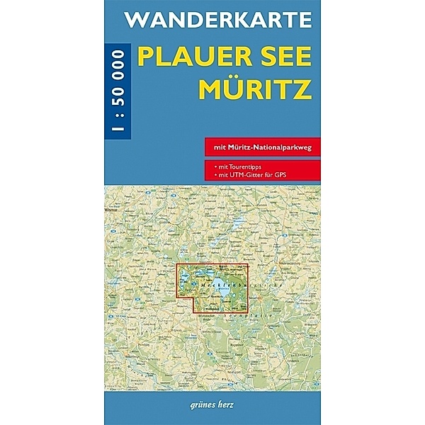 Wanderkarten 1:50.000 / Wanderkarte Plauer See - Müritz