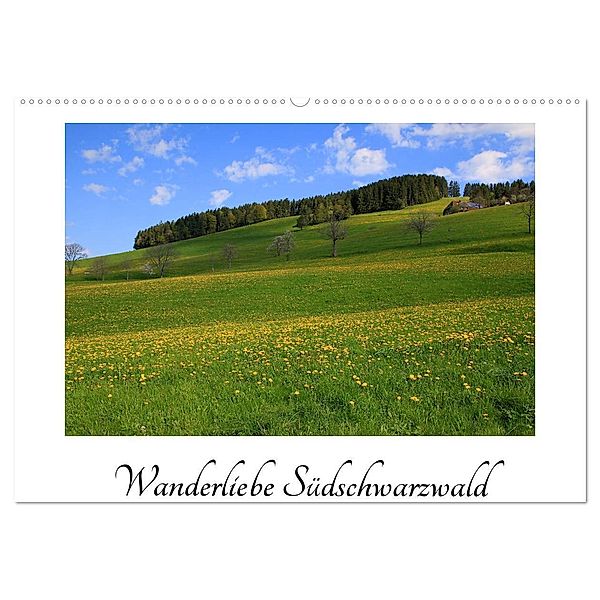 Wanderliebe Südschwarzwald (Wandkalender 2024 DIN A2 quer), CALVENDO Monatskalender, Michael Mantke