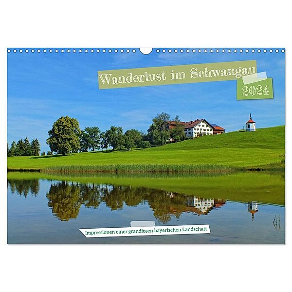 Wanderlust im Schwangau - Impressionen einer grandiosen bayerischen Landschaft (Wandkalender 2024 DIN A3 quer), CALVENDO Monatskalender, Holger Felix