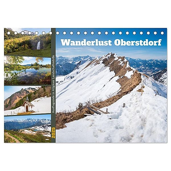 Wanderlust Oberstdorf (Tischkalender 2025 DIN A5 quer), CALVENDO Monatskalender, Calvendo, SusaZoom