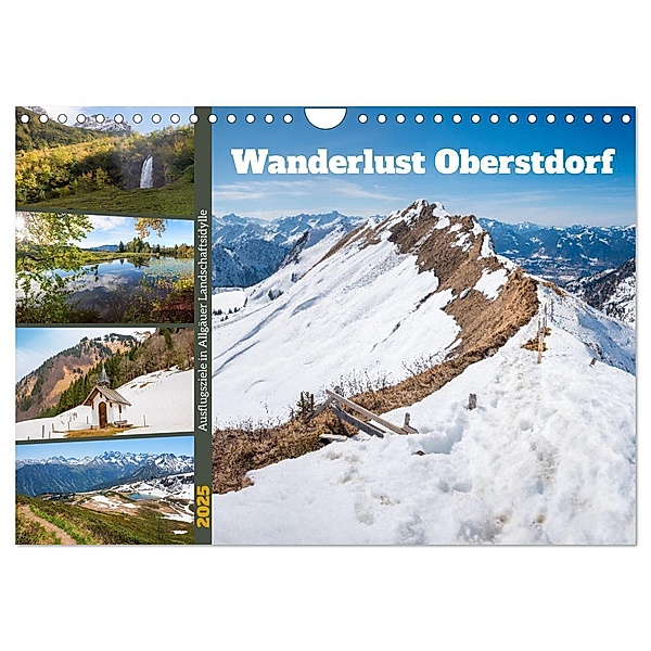 Wanderlust Oberstdorf (Wandkalender 2025 DIN A4 quer), CALVENDO Monatskalender, Calvendo, SusaZoom