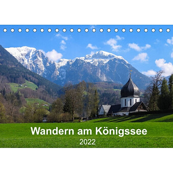 Wandern am Königssee (Tischkalender 2022 DIN A5 quer), Carmen Vogel