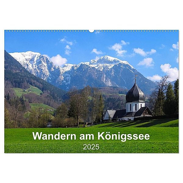 Wandern am Königssee (Wandkalender 2025 DIN A2 quer), CALVENDO Monatskalender, Calvendo, Carmen Vogel