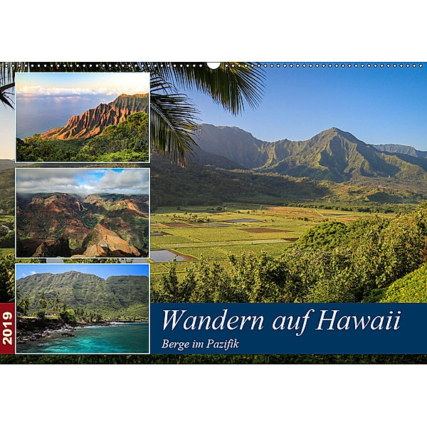 Wandern auf Hawaii - Berge im Pazifik (Wandkalender 2019 DIN A2 quer), Florian Krauss