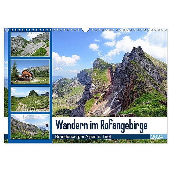 Wandern im Rofangebirge - Brandenberger Alpen in Tirol (Wandkalender 2024 DIN A3 quer), CALVENDO Monatskalender, Anja Frost