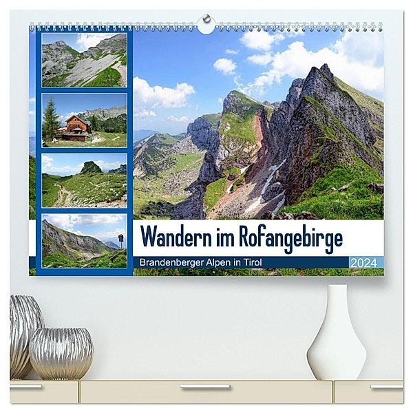 Wandern im Rofangebirge - Brandenberger Alpen in Tirol (hochwertiger Premium Wandkalender 2024 DIN A2 quer), Kunstdruck in Hochglanz, Anja Frost