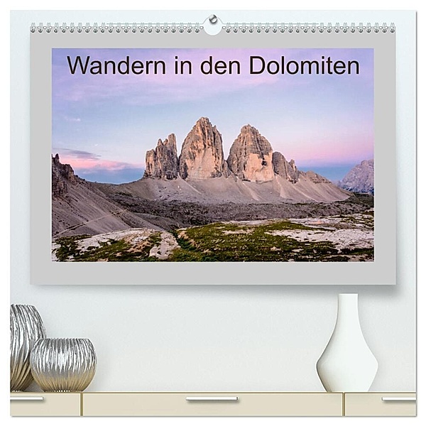Wandern in den Dolomiten (hochwertiger Premium Wandkalender 2024 DIN A2 quer), Kunstdruck in Hochglanz, Klaus Prediger, Rosemarie Prediger