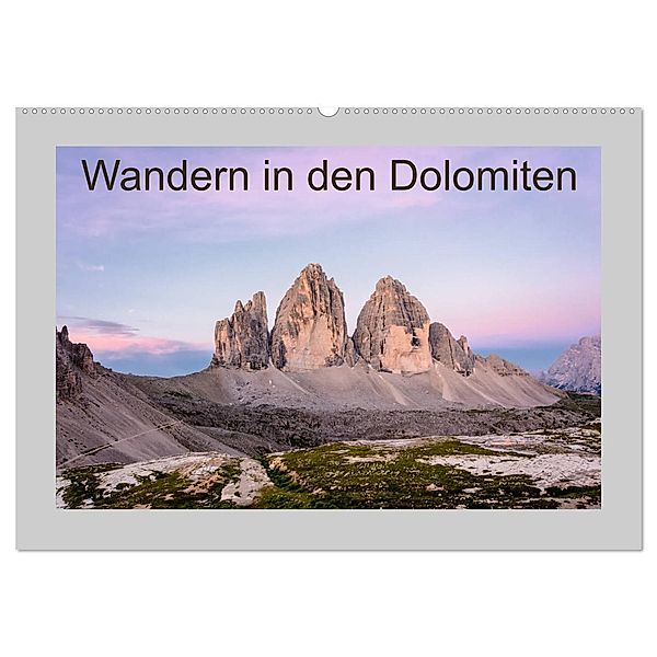 Wandern in den Dolomiten (Wandkalender 2025 DIN A2 quer), CALVENDO Monatskalender, Calvendo, Klaus Prediger, Rosemarie Prediger