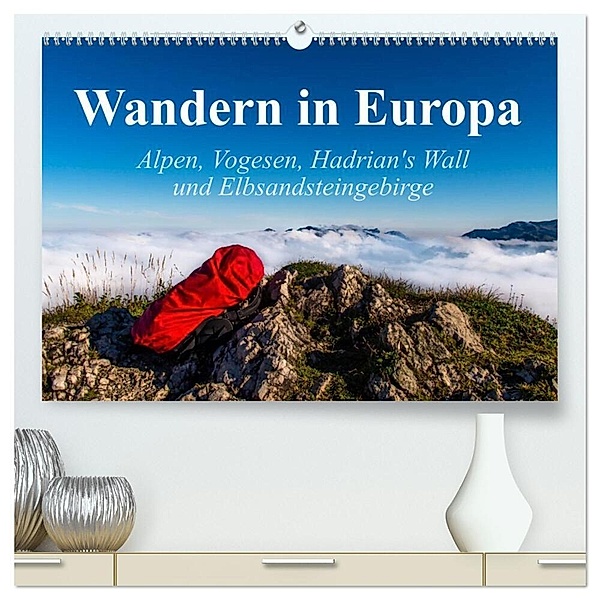 Wandern in Europa (hochwertiger Premium Wandkalender 2024 DIN A2 quer), Kunstdruck in Hochglanz, Lisa Birkigt