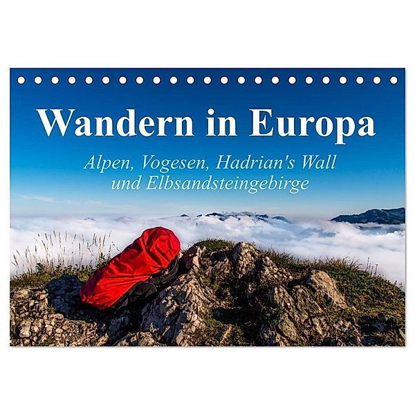 Wandern in Europa (Tischkalender 2024 DIN A5 quer), CALVENDO Monatskalender, Lisa Birkigt