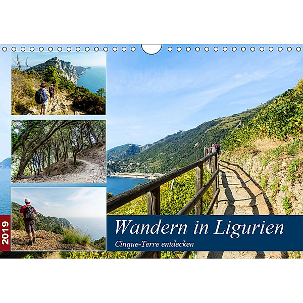 Wandern in Ligurien (Wandkalender 2019 DIN A4 quer), Rosemarie Prediger