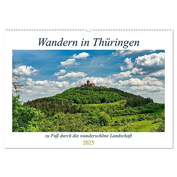 Wandern in Thüringen (Wandkalender 2025 DIN A2 quer), CALVENDO Monatskalender, Calvendo, Michael Stollmann