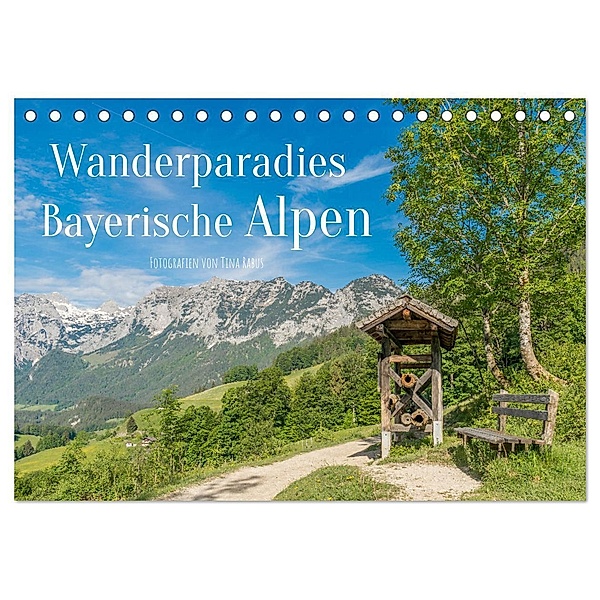 Wanderparadies Bayerische Alpen (Tischkalender 2024 DIN A5 quer), CALVENDO Monatskalender, Tina Rabus