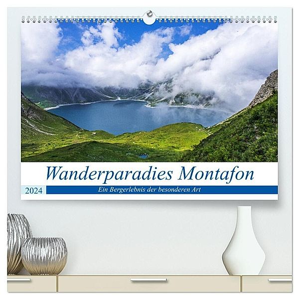 Wanderparadies Montafon (hochwertiger Premium Wandkalender 2024 DIN A2 quer), Kunstdruck in Hochglanz, Birgit Matejka