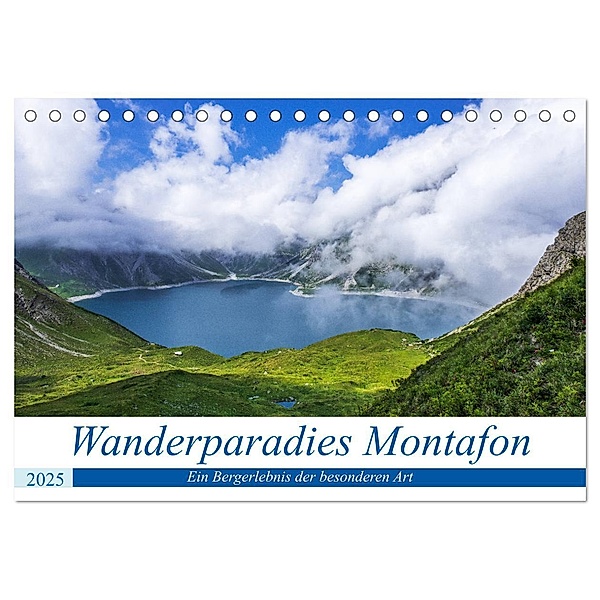 Wanderparadies Montafon (Tischkalender 2025 DIN A5 quer), CALVENDO Monatskalender, Calvendo, Birgit Matejka