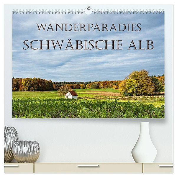 Wanderparadies Schwäbische Alb (hochwertiger Premium Wandkalender 2024 DIN A2 quer), Kunstdruck in Hochglanz, Monika Scheurer