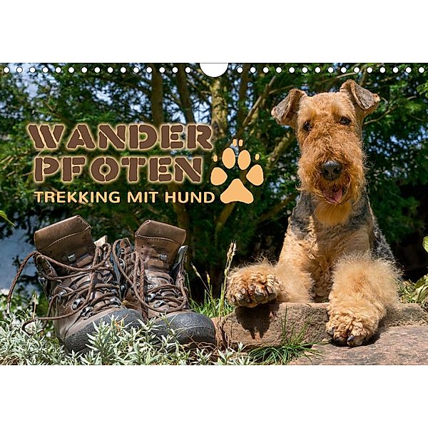 Wanderpfoten. Trekking mit Hund (Wandkalender 2021 DIN A4 quer), Antje Becker