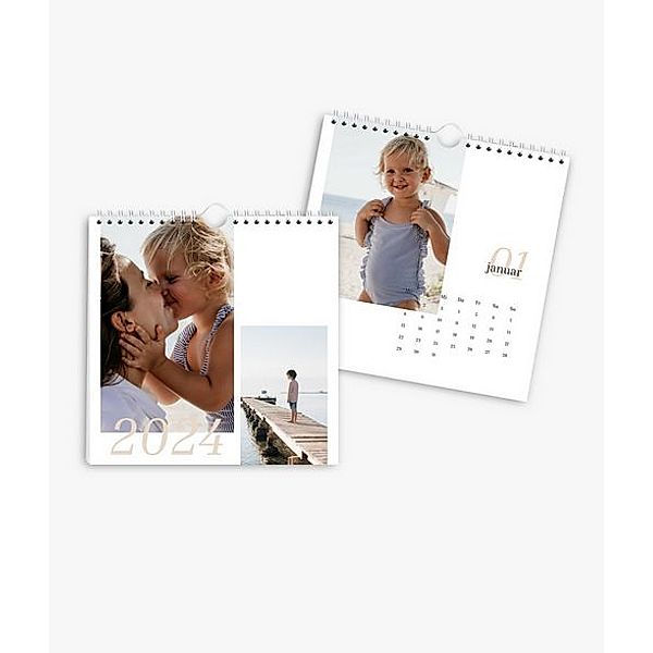 Wandkalender 2024 gestalten mit eigenen Fotos (20 x 20 cm) im Design Beach Time