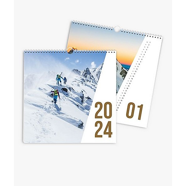 Wandkalender 2024 gestalten mit eigenen Fotos (30 x 30 cm) im Design Action