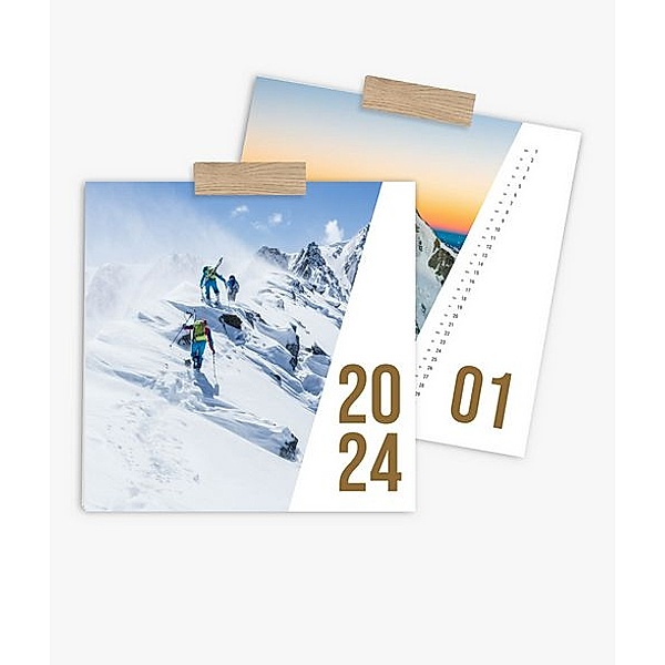 Wandkalender 2024 gestalten mit eigenen Fotos (30 x 30 cm) im Design Action