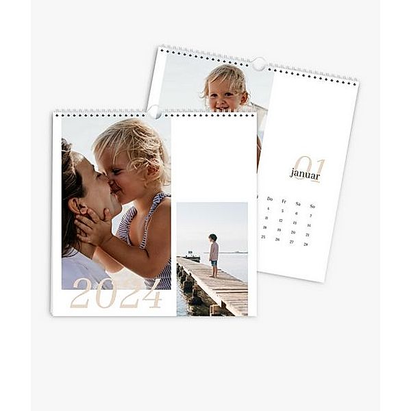 Wandkalender 2024 gestalten mit eigenen Fotos (30 x 30 cm) im Design Beach Time