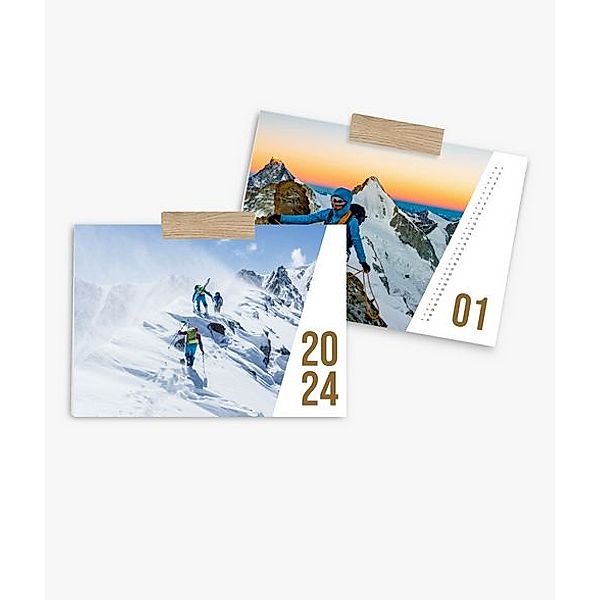 Wandkalender 2024 gestalten mit eigenen Fotos (A4 quer) im Design Action